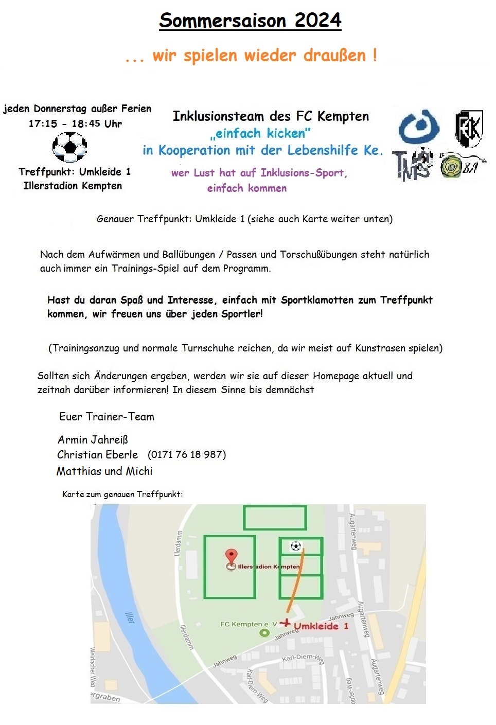 zur Homepage des FC Kempten !